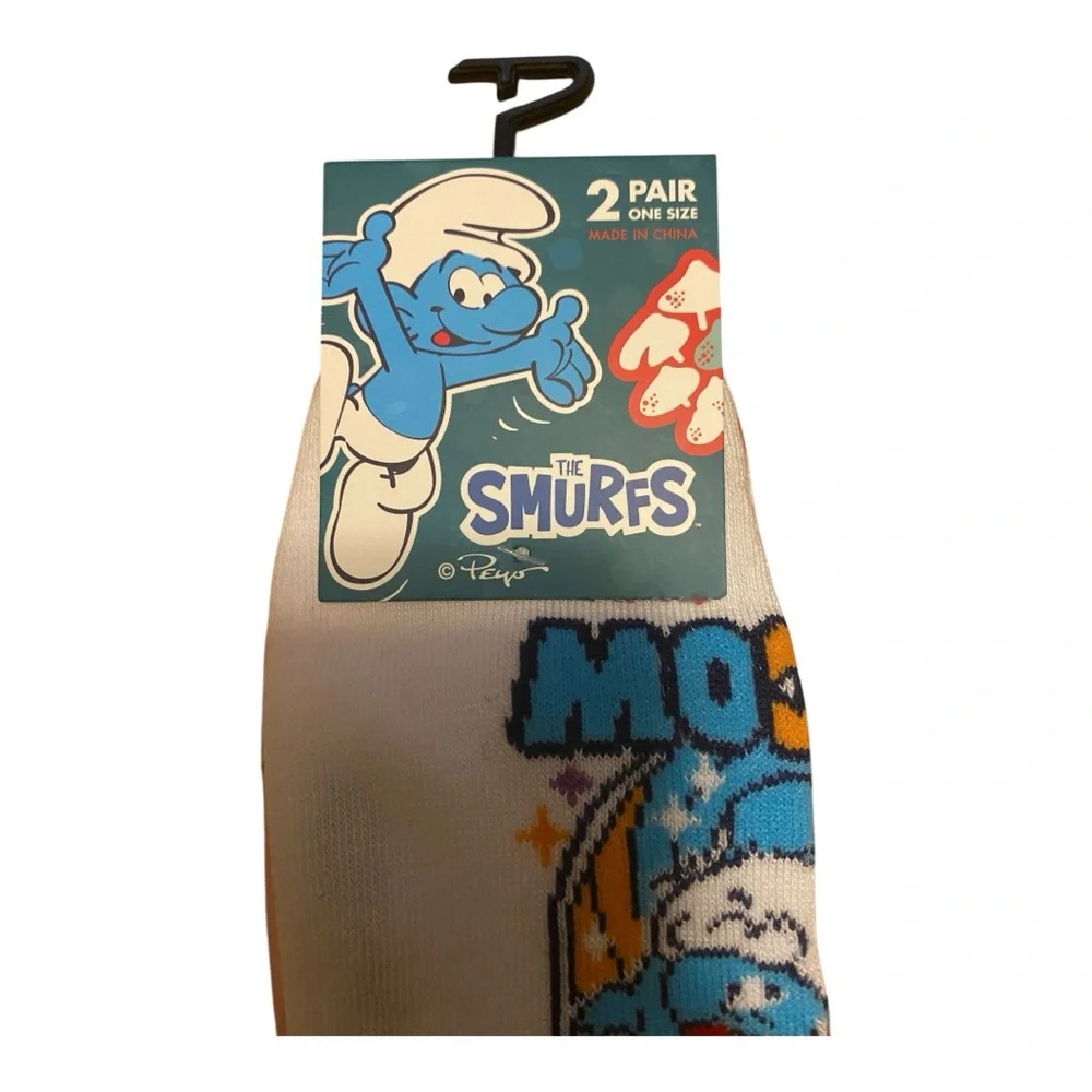 Smurf’s Colorful Ankle Socks - 2 pair
